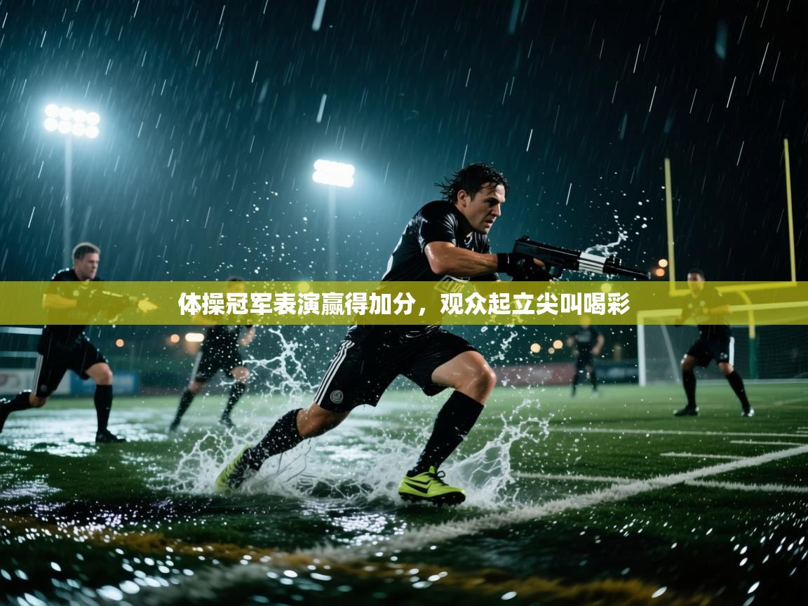 体操冠军表演赢得加分，观众起立尖叫喝彩  第2张