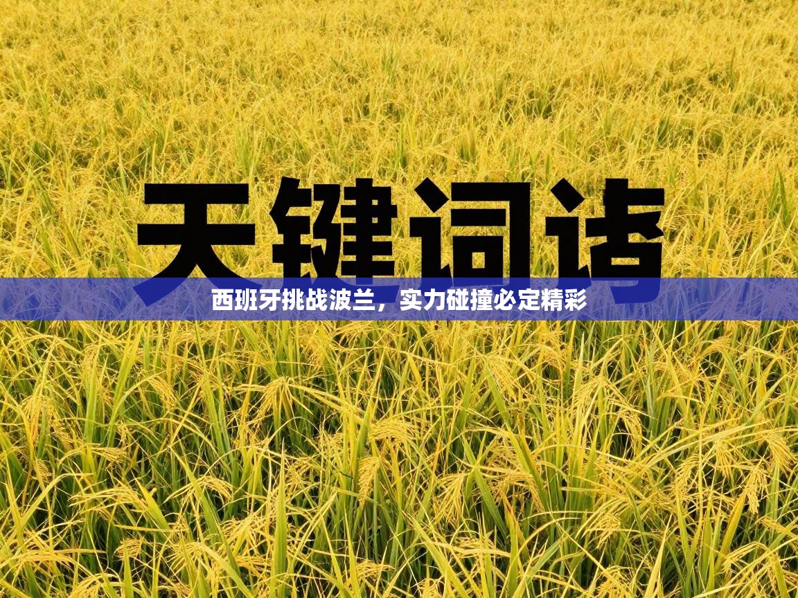 西班牙挑战波兰，实力碰撞必定精彩  第1张